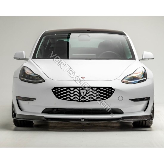 For Tesla Model Y 5DR SUV Front Grille Sticker Matte Black 1PCS