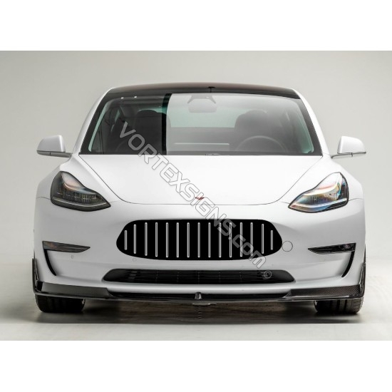 Mercedes AMG style Tesla bumper grille sticker