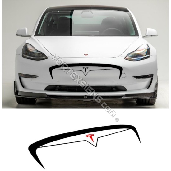 Tesla Model 3 bumper grille sticker decoration