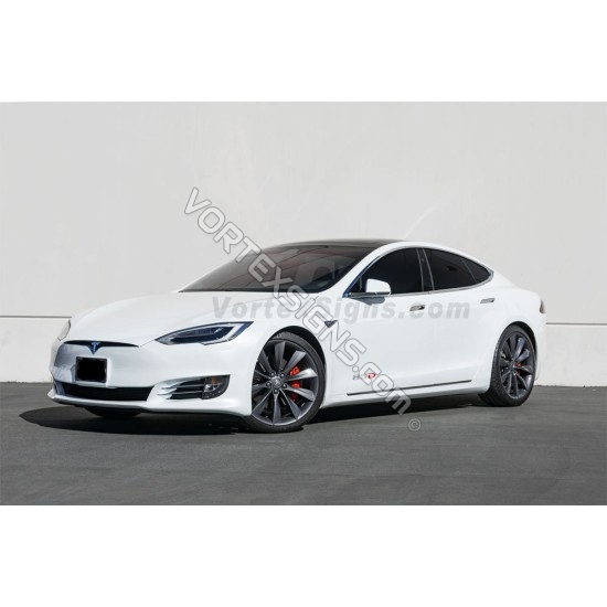 Aufkleber Tesla P85D Parking Only 
