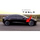 tesla door panel text sticker