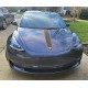 tesla model 3 hood stripe like a porsche