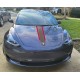 tesla model 3 hood stripe like a porsche