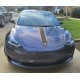 tesla model 3 hood stripe like a porsche