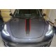 tesla model 3 hood stripe like a porsche