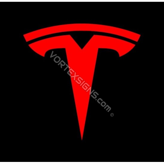 TESLA Logo - simple sticker