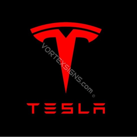 TESLA Logo - simple sticker