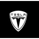 TESLA Bumper Decal logo sticker