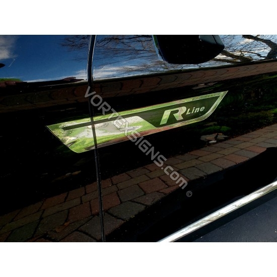 R-line Door Wings for VW sticker