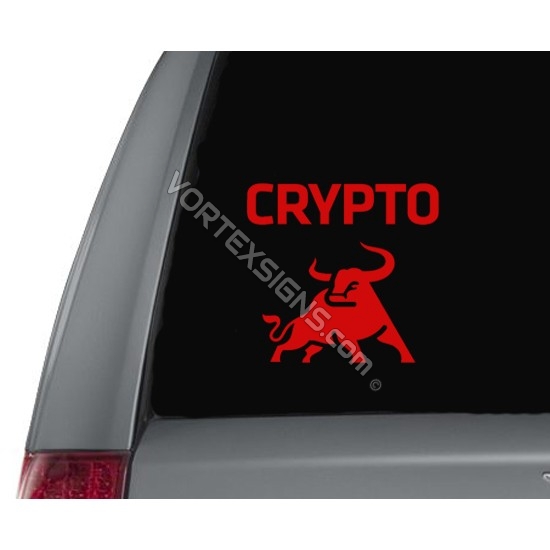 Crypto Bull  sticker