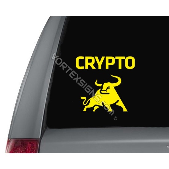 Crypto Bull  sticker