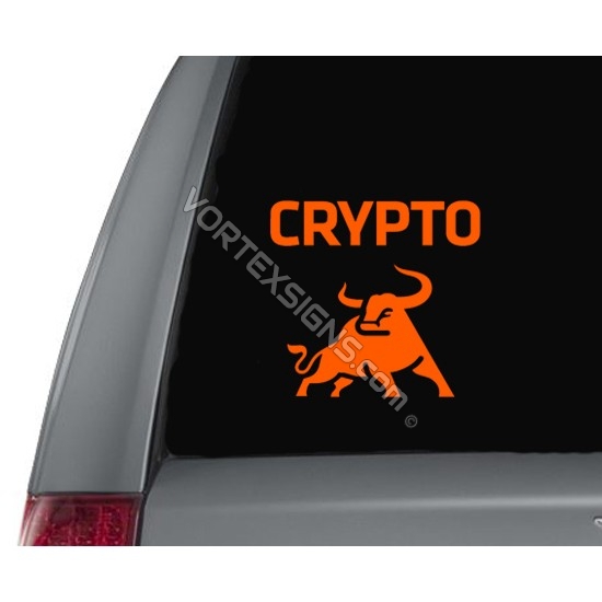 Crypto Bull  sticker