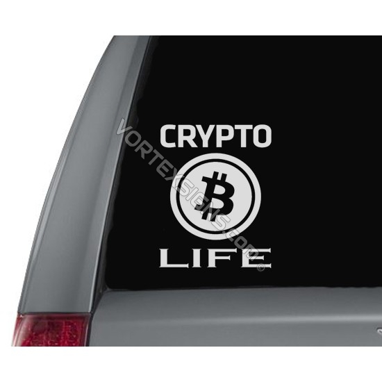 Crypto Life sticker