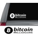 Bitcoin Millionaire sticker