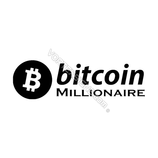 Bitcoin Millionaire sticker