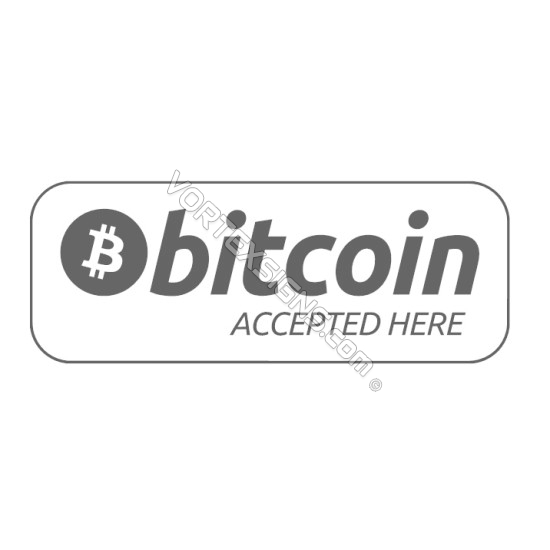 Bitcoin Accepted Here sticker