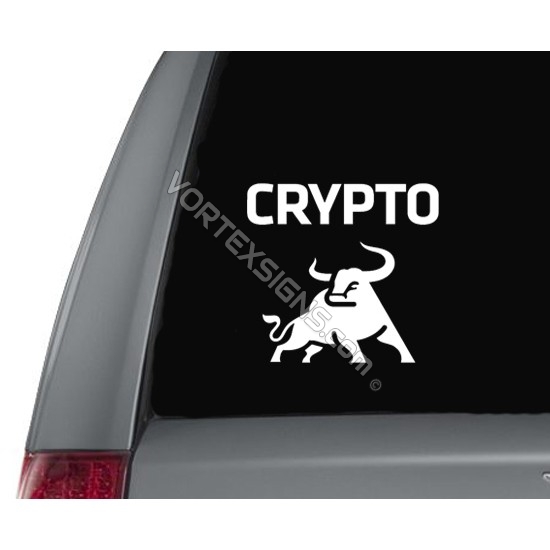 Crypto Bull  sticker