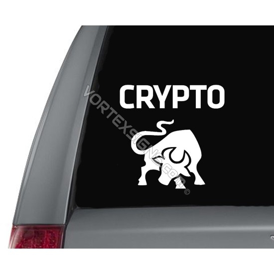 Crypto Bull  sticker