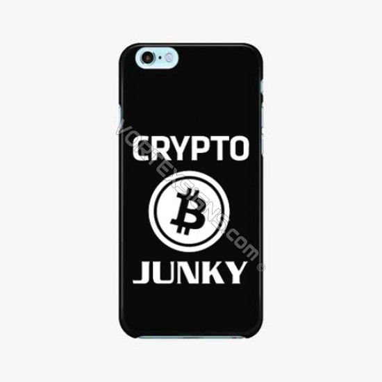 Crypto Junky Phone decal sticker