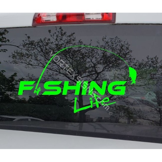SALE! Fishing Life decals & stickers online - 10% OFF