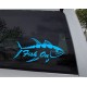 Fish on decal for tuna sticker