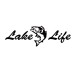 Lake Life decal with Bass sticker