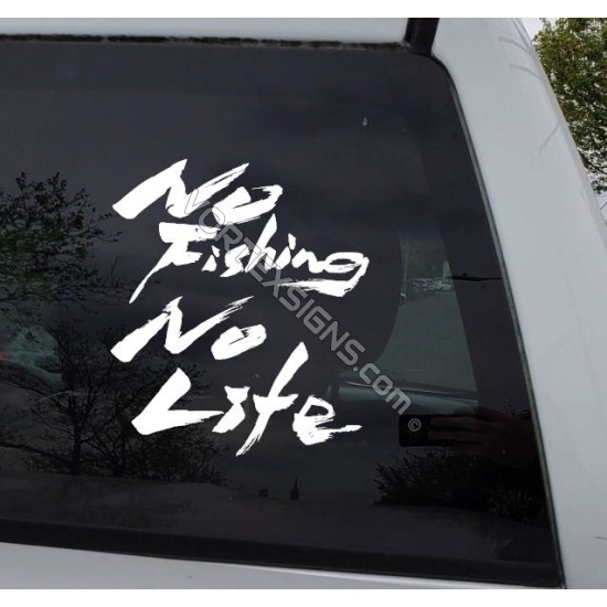 No Fishing Decal – New Signs