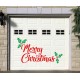 christmas garage sign letters graphic decals