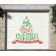 christmas tree garage sign letters graphic decals
