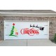 christmas garage sign letters graphic decals