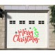 christmas garage sign letters graphic decals