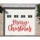 christmas garage sign letters graphic decals