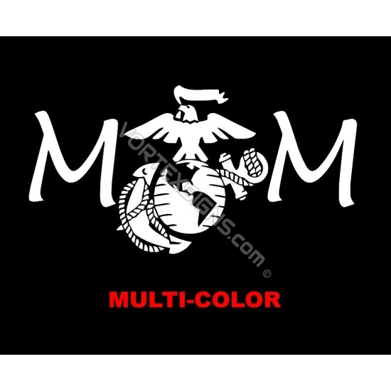 USMC Marine Mom sticker