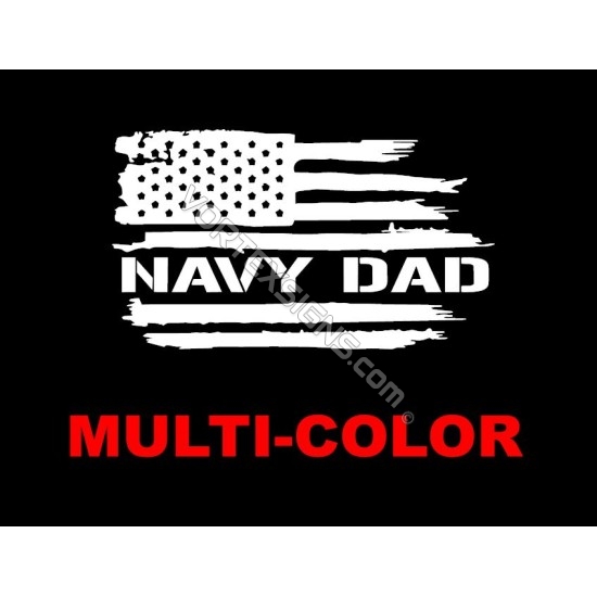 USA Navy Dad sticker