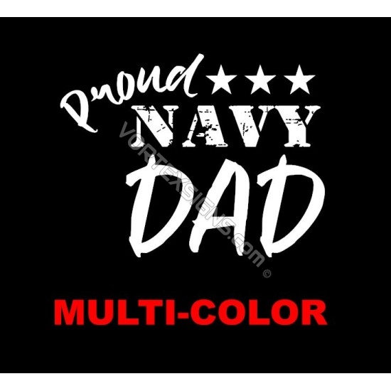 USA Navy Dad sticker