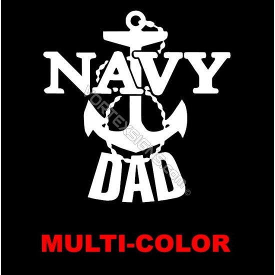 USA Navy Dad sticker