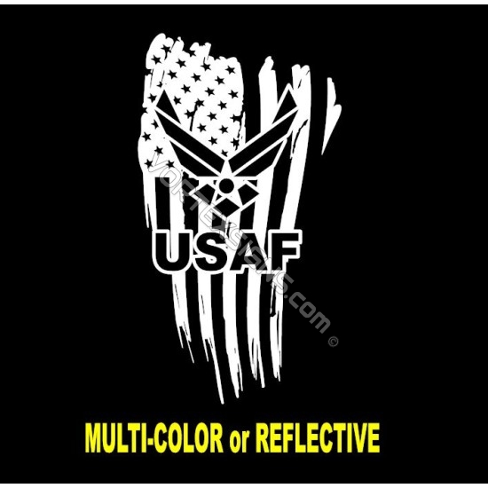 USAFlogo flag 4 sticker