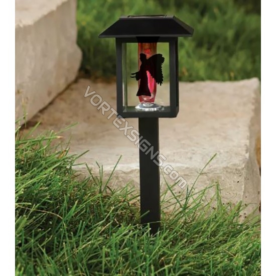 Cementary Grave Memory LED light sticker