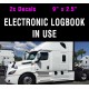 ELD Electronic LogBook In Use sticker