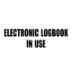 ELD Electronic LogBook In Use sticker