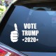 vote Trump 2020 for president sticker