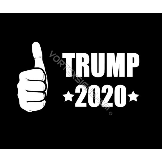 vote Trump 2020 for president sticker