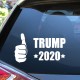 vote Trump 2020 for president sticker