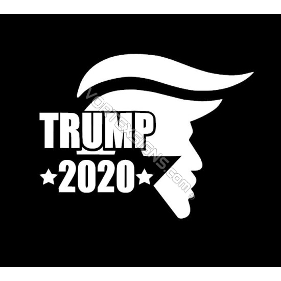 vote Trump 2020 for president sticker