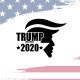 vote Trump 2020 for president sticker