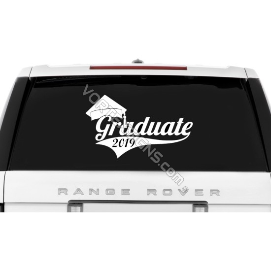 Class of 2021 home window decal / cling sticker