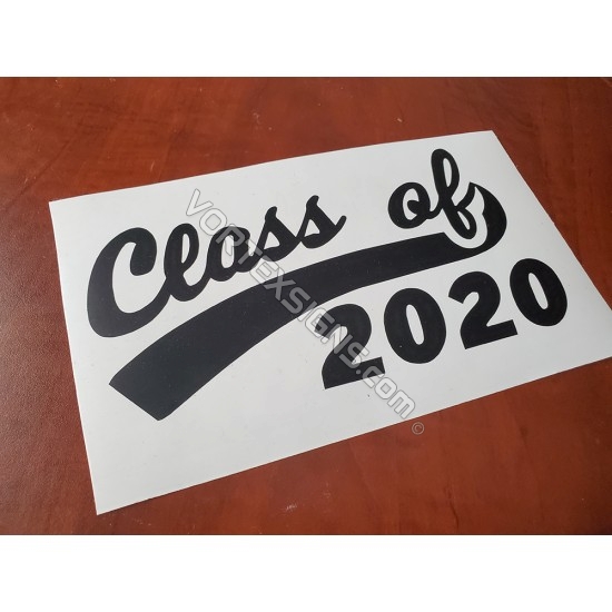 Class of 2021 home window decal / cling sticker