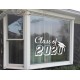 Class of 2021 home window decal / cling sticker