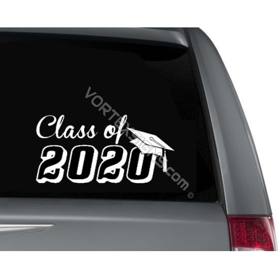 Class of 2021 home window decal / cling sticker