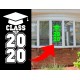 Class of 2021 home window decal / cling sticker